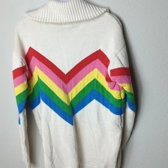 Show Me Your Mumu Weston Half Zip Pullover Womens Small Sweater Shirt - Picture 11 of 13